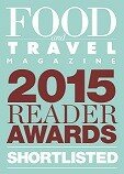 Food and Travel Magazine 2015 reader awards shortlisted